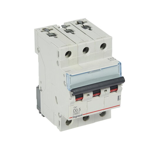 Legrand Leitungsschutzschalter, Automat 403746 TX3 D0,5A 3P 6KA 3M