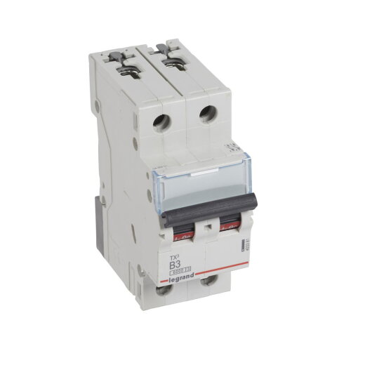 Legrand Leitungsschutzschalter, Automat 403381 TX3 B3A 2P 6KA 2M