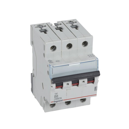 Legrand Leitungsschutzschalter, Automat 403399 TX3 B8A 3P 6KA 3M