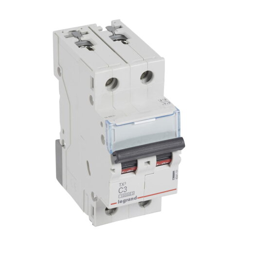 Legrand Leitungsschutzschalter, Automat 404199 TX3 C3A 2P 10KA 2M