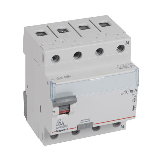 Legrand FI-Schutzschalter, FI 411777 TX3 80A 4P 100MA A