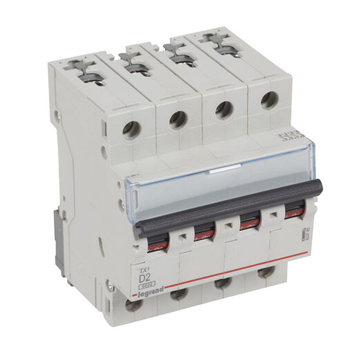 Legrand Leitungsschutzschalter, Automat 403765 TX3 D2A 4P 6KA 4M