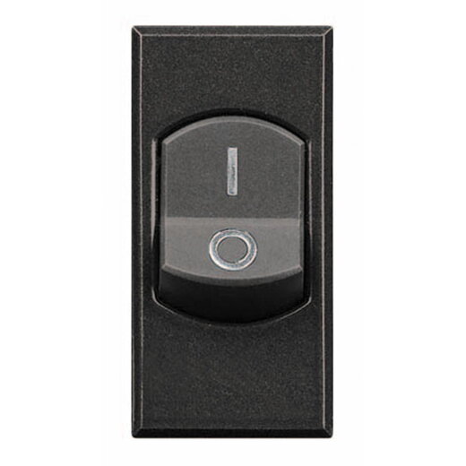 Bticino Ausschalter AX 1modulig 32A anthrazit