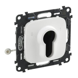 Legrand Schlüsselschalter 755235 V.ALL 0-1 UW