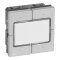 Legrand Taster Mosaic 4-f.elektronisch 2-mod 0-24V alu