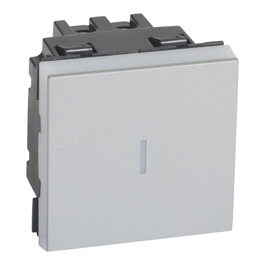 Legrand Kreuzschalter MSC 10A Schraubklemmen 2-mod.alu