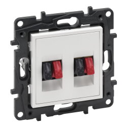 Legrand Lautsprecher 864149 Niloe Step 2fach ultraweiß