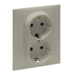 Legrand SCHUKO-Steckdose 864664 Niloe Step 1fach sand