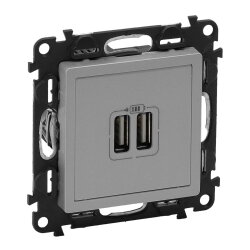 Legrand Steckdose 753312 VLIFE 2400MA AL