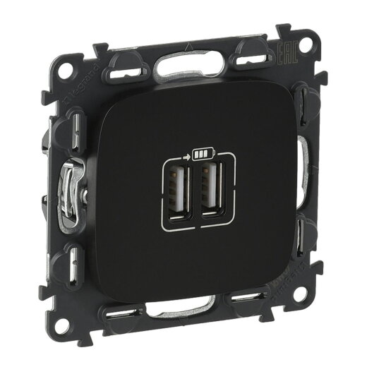 Legrand Steckdose 754998 V.ALL. 2400MA SW