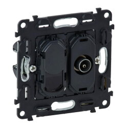 Legrand Einsatz 753055 TV+RJ45 KAT6 UTP