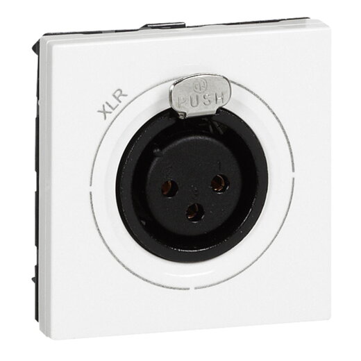 Legrand Anschlusseinheit 078755 MSC XLR-Buchse 3polig 2mod ws