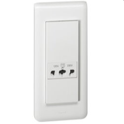 Legrand Rasiersteckdose 077586 MSC 5mod vert. ws