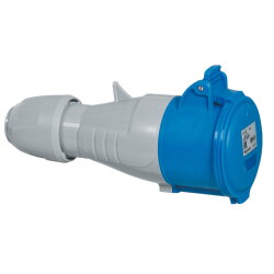 Legrand CEE-Kupplung 555106 5P 16A 230V BL IP44