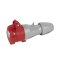 Legrand CEE-Kupplung 555108 4P 16A 415V rot IP44