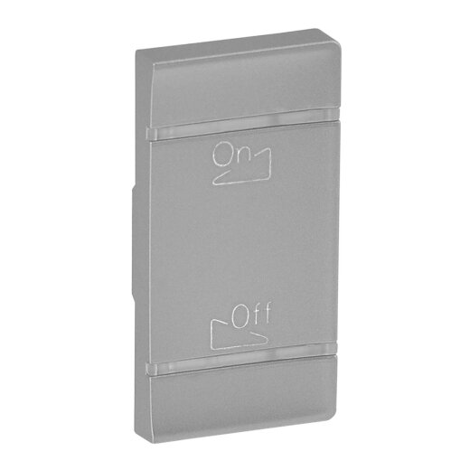 Legrand Wippe VLIFE MH 1modulig Re Musik aluminium