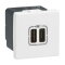 Legrand Modul MSC 2xUSB-A+C 2Mod 2400MA weiss