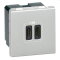 Legrand Modul MSC 2xUSB-C 2Mod 2400MA aluminium
