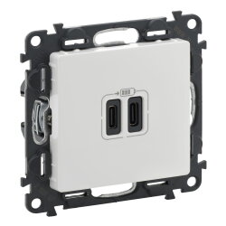 Legrand  753107 VLIFE 2xUSB-C 2MOD 3A UW