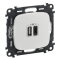Legrand  754965 VALLURE 2xUSB-A+C 2MOD 3A UW