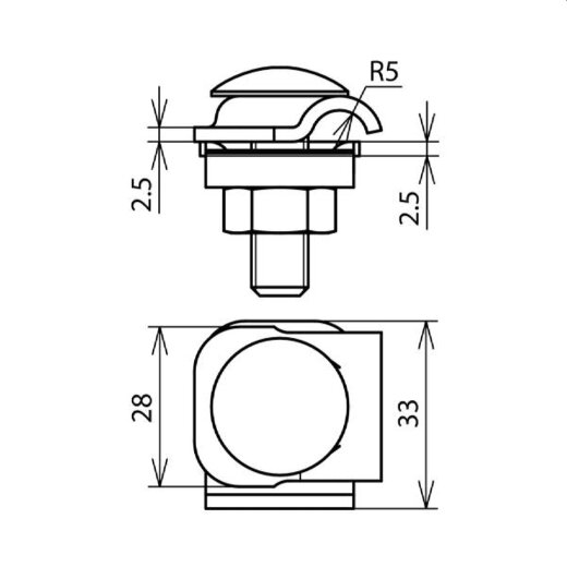 Dehn & Söhne Mehrzweck-Verbindungsklemme 390257 Rd 6-8mm Cu
