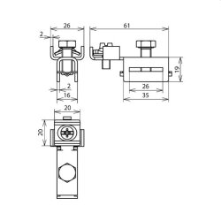 Dehn & Söhne Spannkopf 540900 NIRO für...