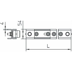 OBO Potentialausgleichsschiene EX PAS 10 für EX-Zonen