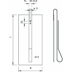 OBO Erdplatte 1816 F-500X1000