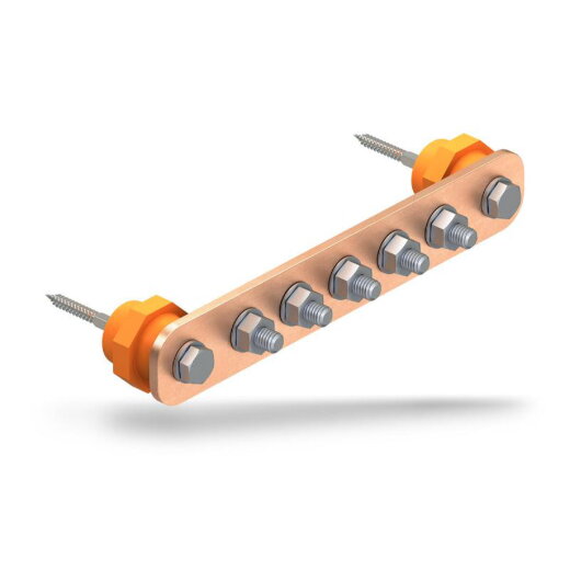 OBO Potentialausgleichsschiene 1802/10 CU BigBar 10 Anschlüsse