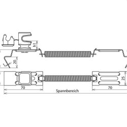 Dehn & Söhne Dachleitungshalter 204267 Spannsnap...
