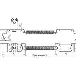 Dehn & Söhne Dachleitungshalter 206239 SPANNgrip...
