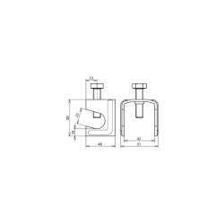 Dehn & Söhne Verbindungsklemme St/blank für...
