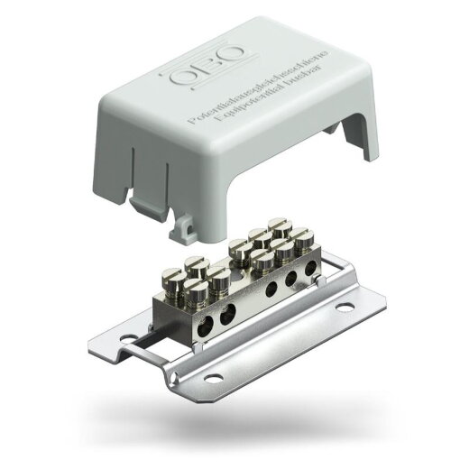 OBO Potentialausgleichsschiene 1809/BG 72x43mm grau