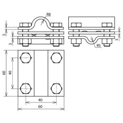Dehn & Söhne Kreuzstück 319202 DIN 48845E...