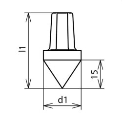 Dehn & Söhne Schlagspitze 625001 TG/tZn für...