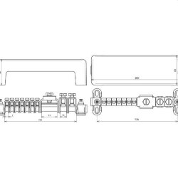Dehn & Söhne Potentialausgleichsschiene 563010...