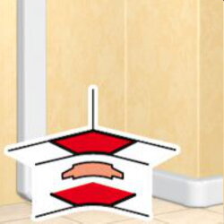 Legrand Inneneck 010607 f. DLPe 150/195 2-züg