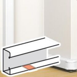 Legrand Stoßstellenabdeckung 075667 Unterteil