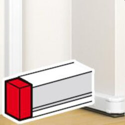 Legrand Endstück 075612 50x105