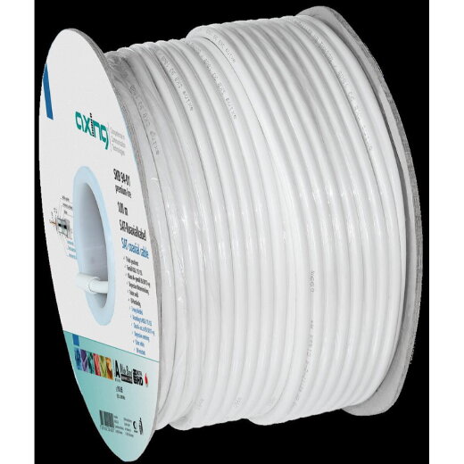 Axing Koaxialkabel geschirmt SKB 94-01 3fach 100m Ring SKB09401