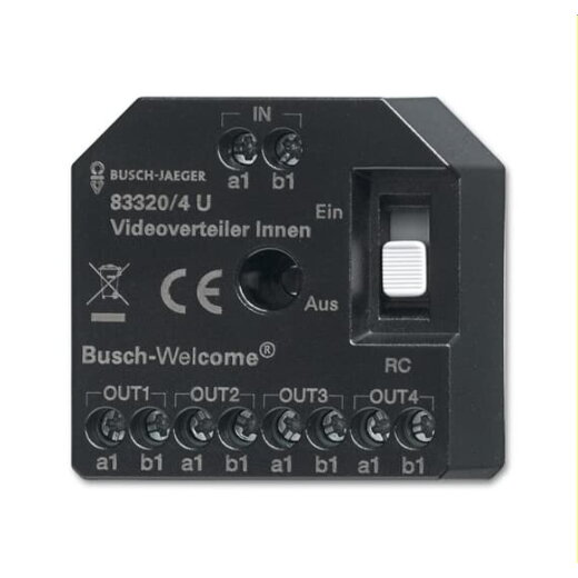 Busch-Jaeger Videoverteiler 83320/4 U aktiv Innen