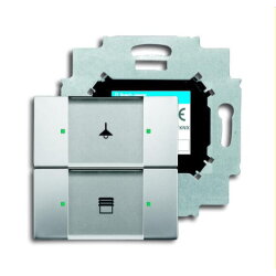 Busch-Jaeger Bedienelement 6126/01-866 2fach Edelstahl