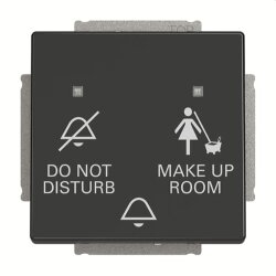 Busch-Jaeger Klingeltaster 2029 UC-81 DND/MUR anthrazit