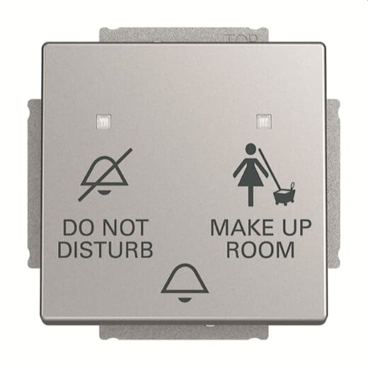 Busch-Jaeger Klingeltaster 2029 UC-83 DND/MUR aluminiumsilber