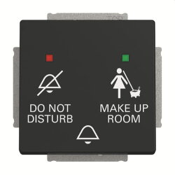 Busch-Jaeger Klingeltaster 2029/12 UC-885 DND/MUR schwarz...