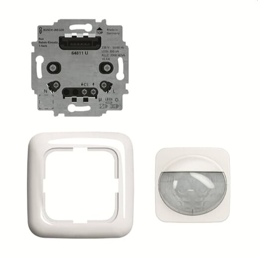 Busch-Jaeger Bewegungsmelder, Wächter 64764 UJ-214 BW 180 alpinws