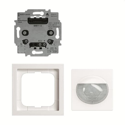 Busch-Jaeger Bewegungsmelder, Wächter 62764 UJ-84-WL 180 flex Set Multi WL