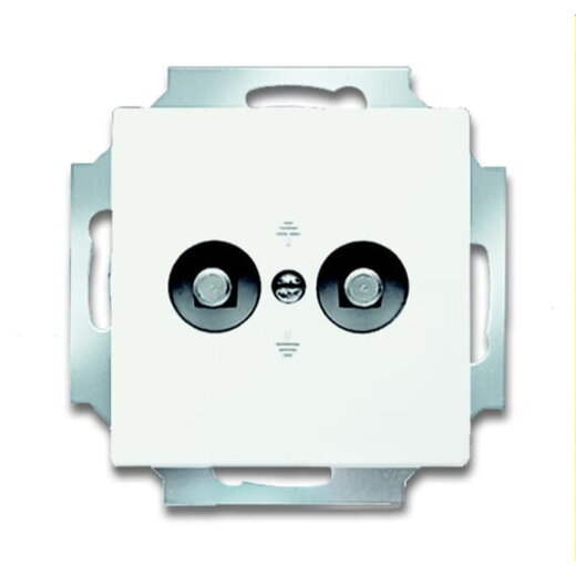 Busch-Jaeger Potentialausgleichstecker 2095 UC-884 2fach studioweiß matt