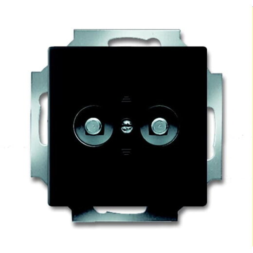 Busch-Jaeger Potentialausgleichstecker 2095 UC-885 2fach schwarz matt