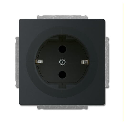 Busch-Jaeger Steckdose 20 EUAB-885 schwarz matt